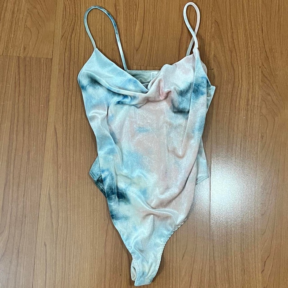 Urban outfitters velvet bodysuit